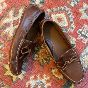 Cole Haan Full grain leather loafers brown 10 wide